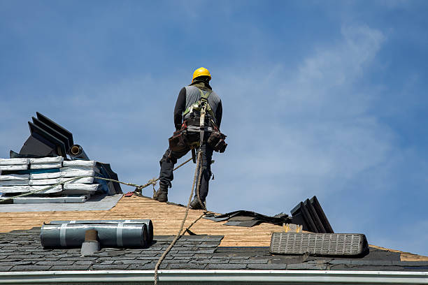 Professional Roof Replacement technician working in Varna, IL